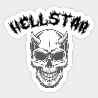 HELLSTAR SKULL Sticker